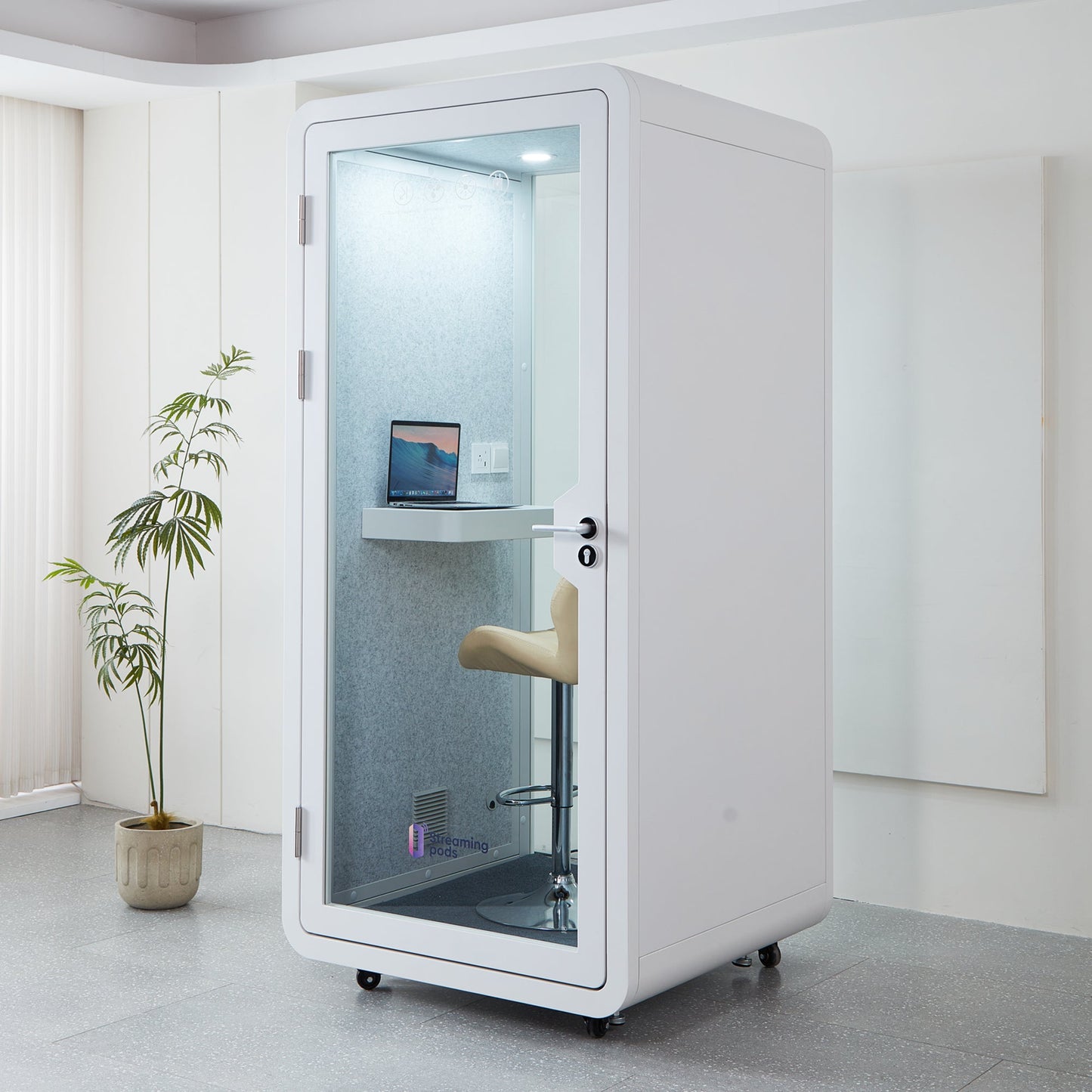 NoVoxPod Compact Office Sound Pod - Single