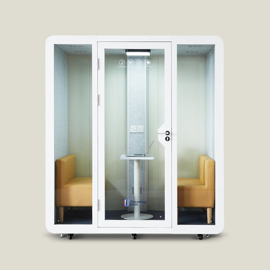 NoVoxPod Double Office Sound Pod Meeting Booth -  2 Person