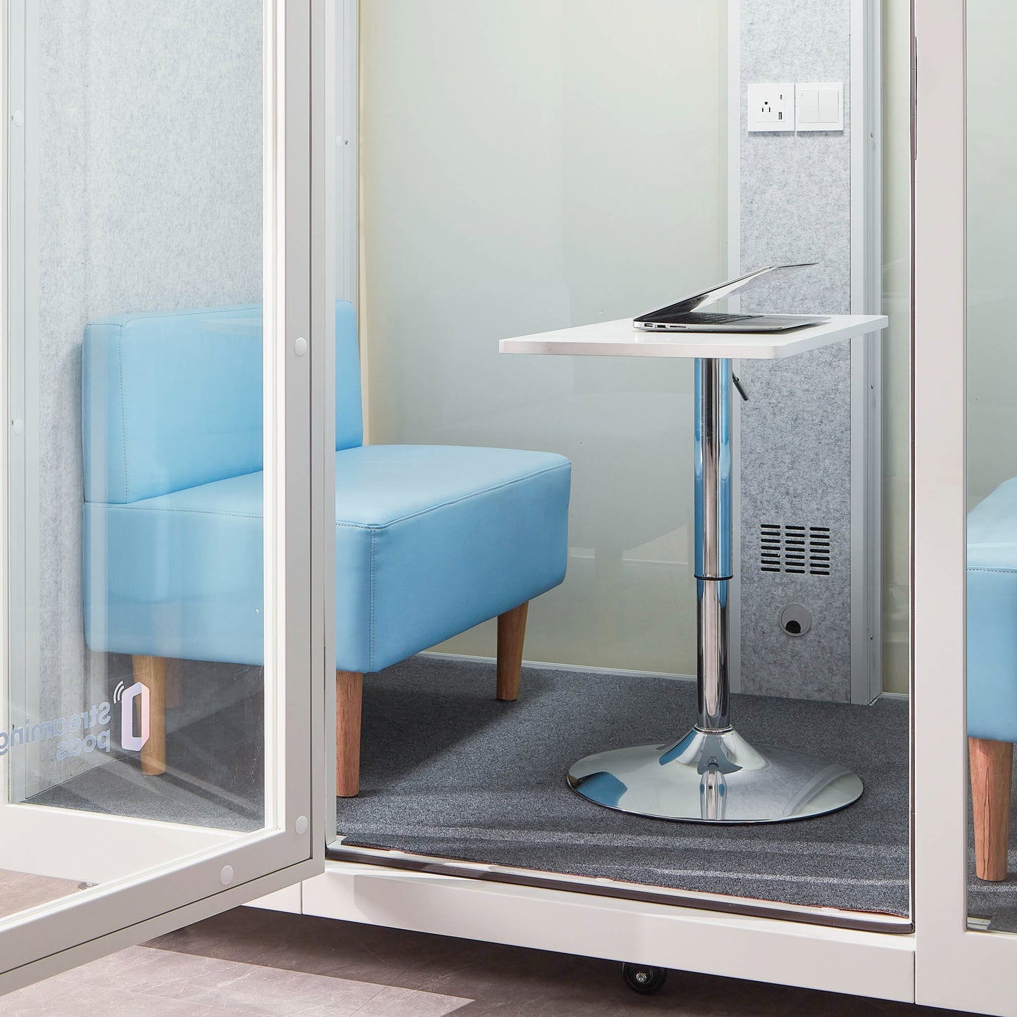 NoVoxPod Grande Office Sound Pod Meeting Booth - 2-4 Person Size