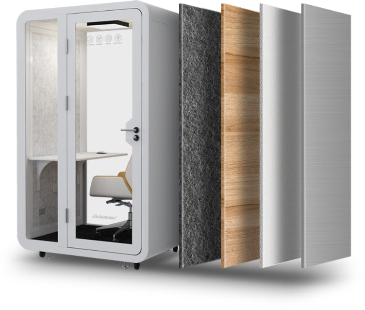 NoVoxPod Tall Office Sound Pod - Large Single Person