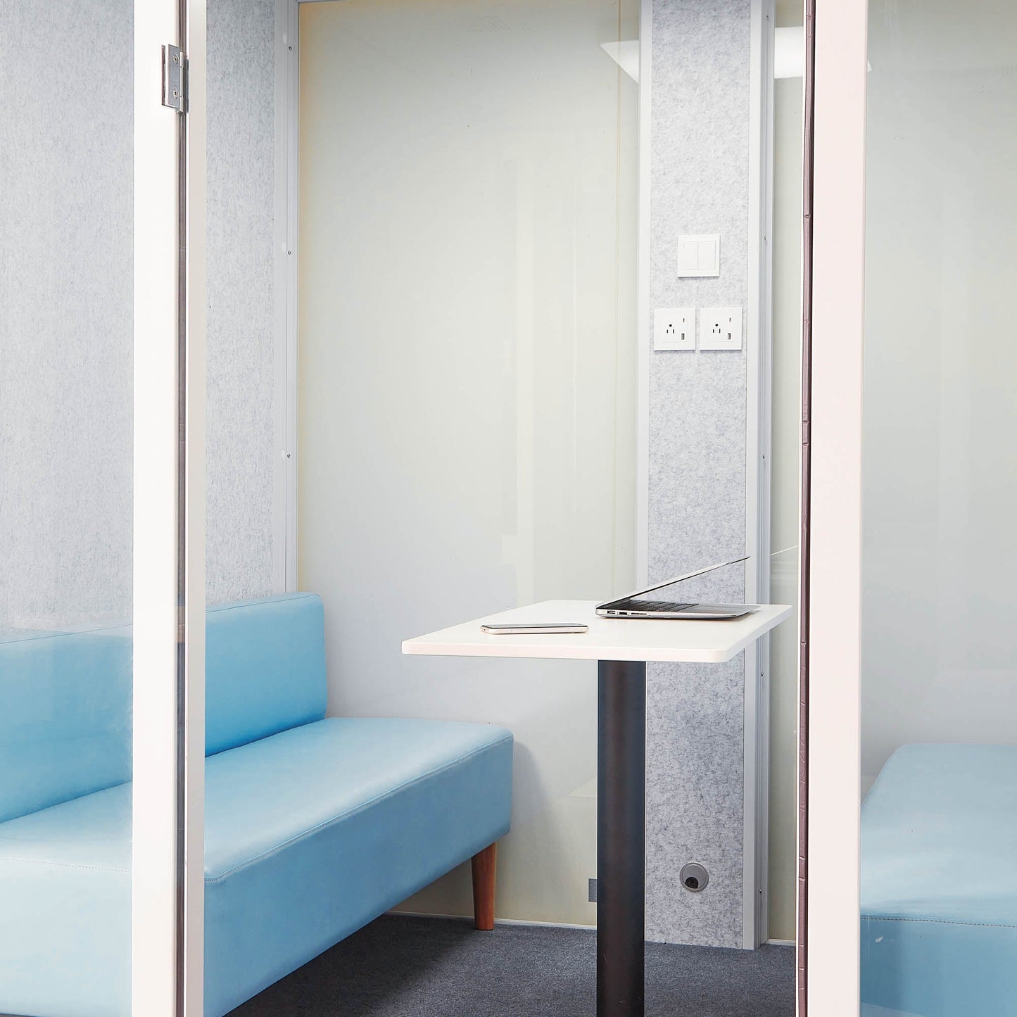 NoVoxPod Venti Office Sound Pod Modular Meeting Booth - 4 Person Size