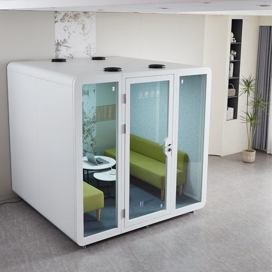 NoVoxPod Extra Large Office Sound Pod - 8 Person Size